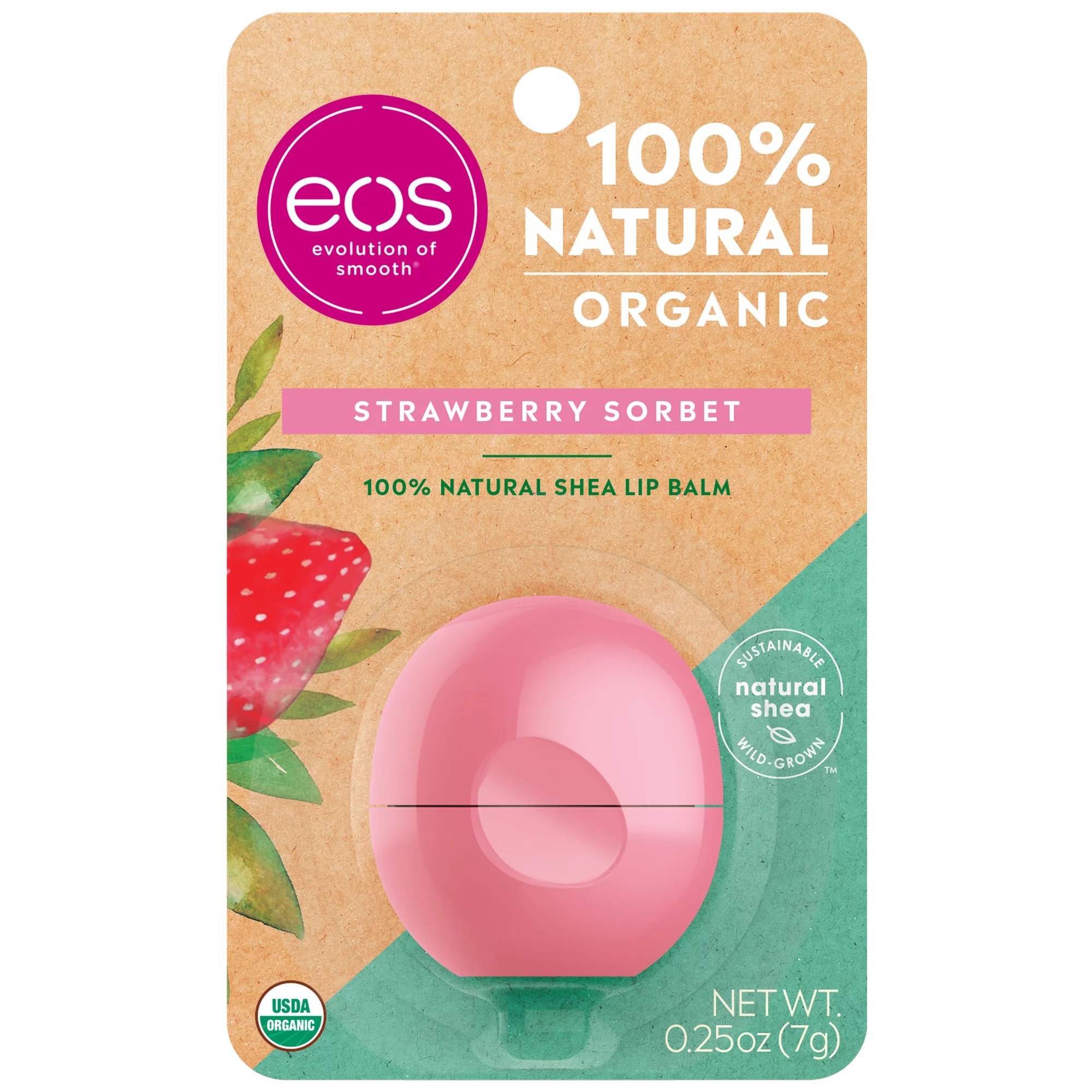 EOS Lip Balm Strawberry Sorbet 7g