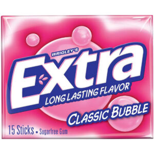 Extra Gum Classic Bubble 15stk