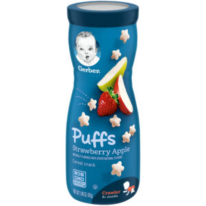 Gerber Puffs Strawberry Apple 42g