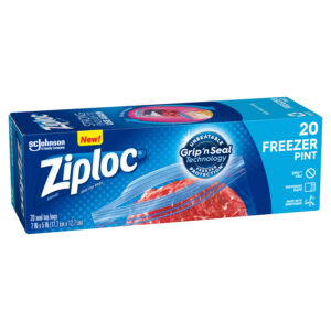 Ziploc Bag Freezer Pint 20stk