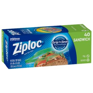 Ziploc Bag Sandwich 40stk