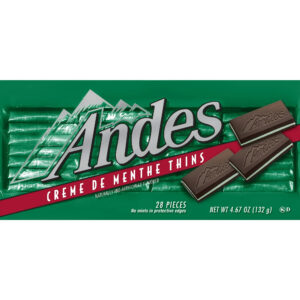 Andes Creme de Menthe Thins 132g